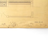 Tekening van een Franse architect van een hek.